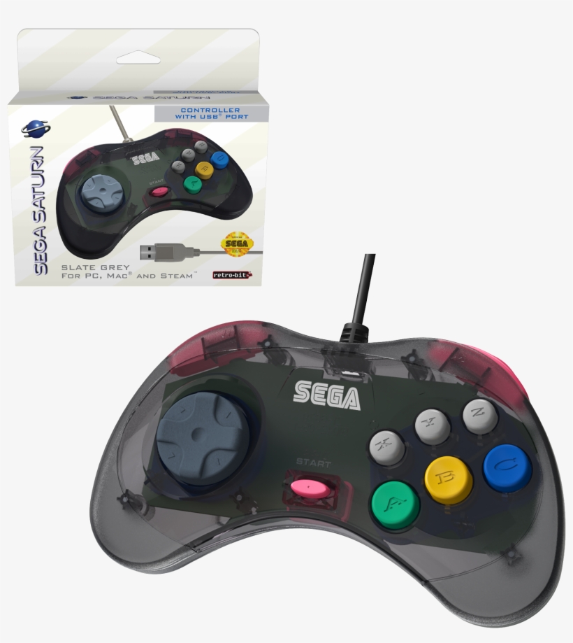 Sega Saturn 8-button Arcade Pad - Sega Saturn, transparent png