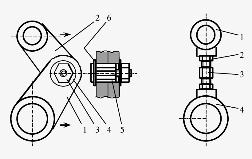 -two Solutions To The Fun Kart Transmission Bracket - Third Angle Projection Symbol, transparent png
