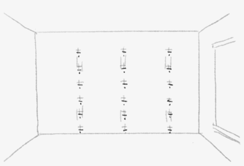 Mark The Bracket Heights And Pilot Holes - Sketch, transparent png