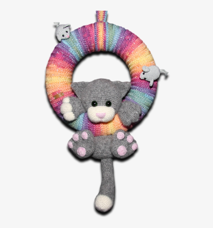 Kostenlose Pdf Anleitung Keln - Türkranz Katze Häkeln, transparent png