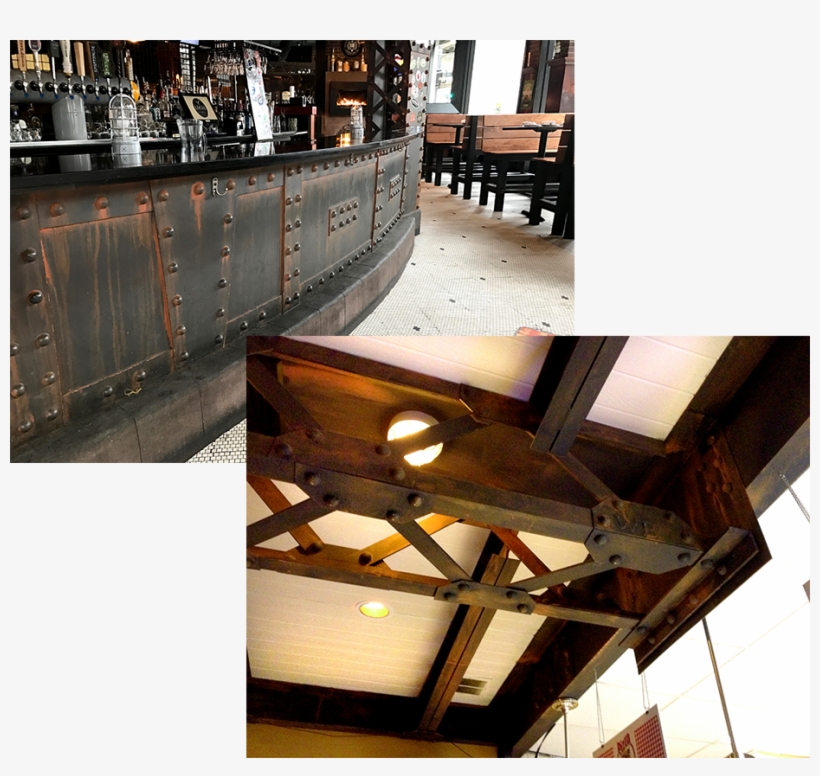 Paint Was Used To Achieve An Aged, Rusty Look - Ceiling, transparent png