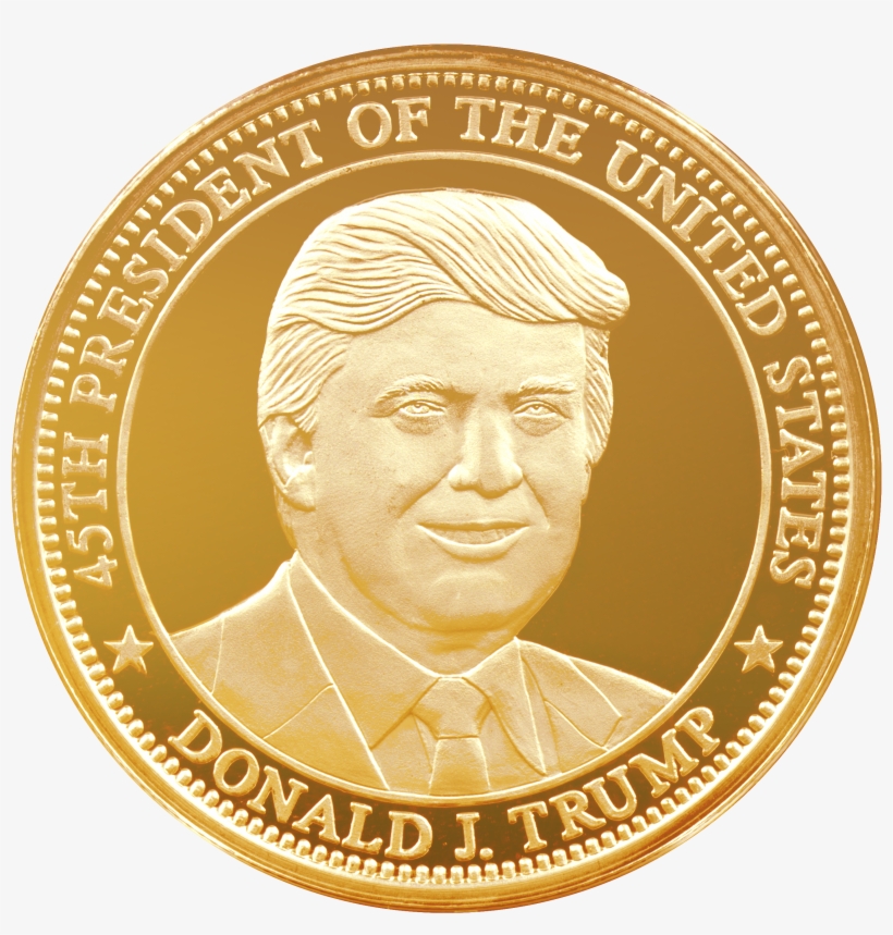 President Gold Freedom - Noble Gold Trump Coin 2020, transparent png