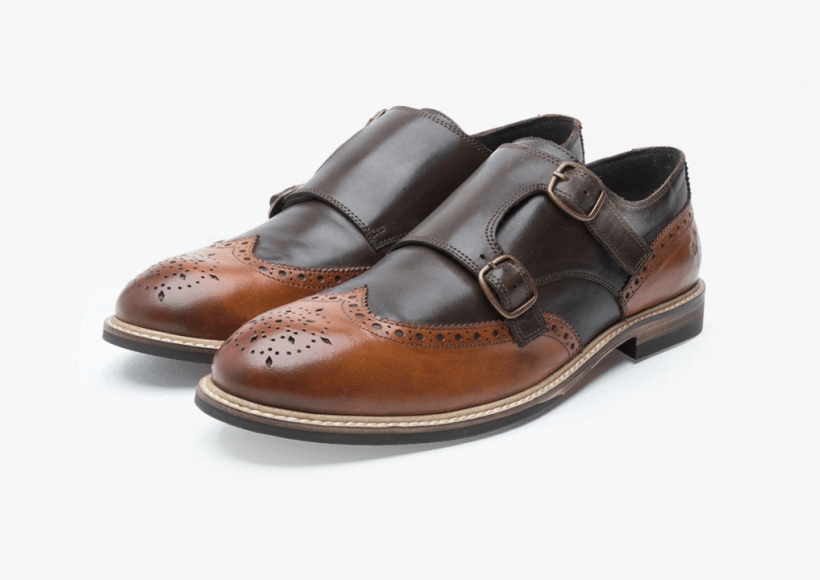 Finney // Tan Brown-men's Shoe - Leather, transparent png