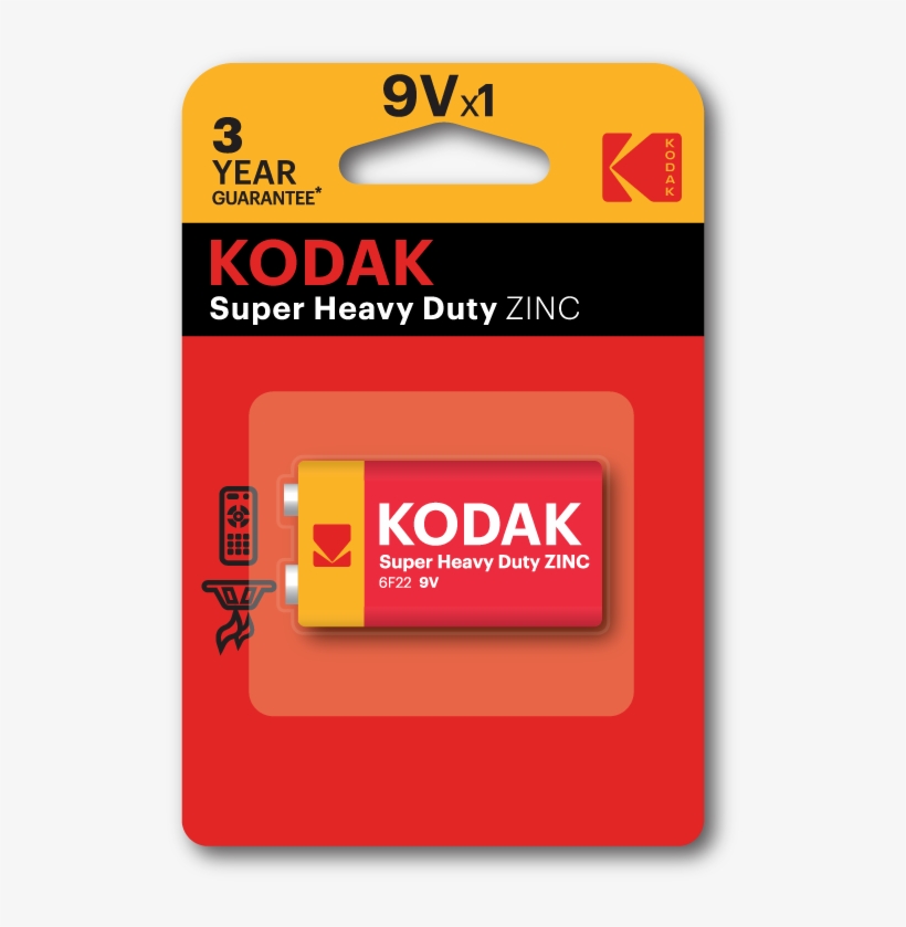 Batteries - Kodak Super Heavy Duty Zinc, transparent png