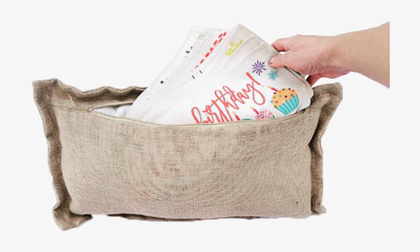 Blank Pillow With Insert - Gunny Sack, transparent png