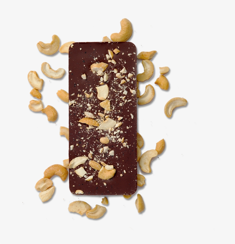 Cashew & Sea Salt Chocolate - Chocolate, transparent png