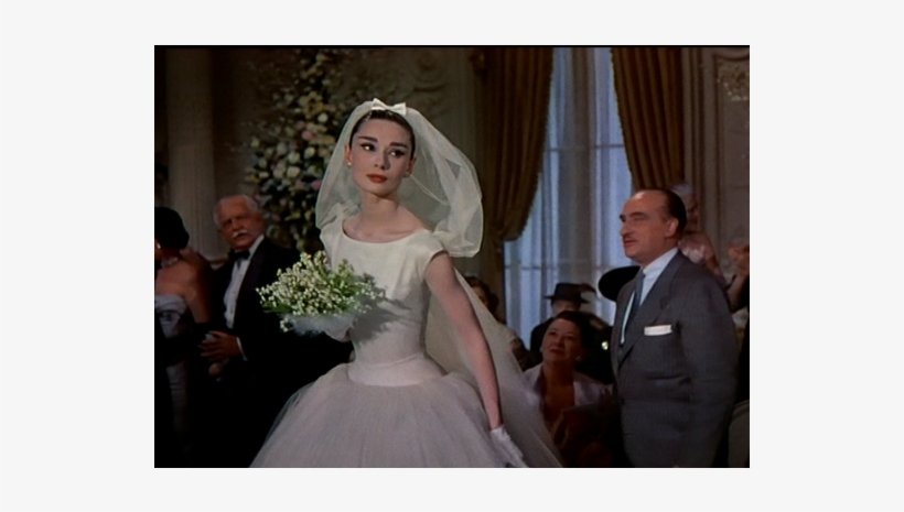 Audrey Hepburn Funny Face White Wedding Dress Personalized