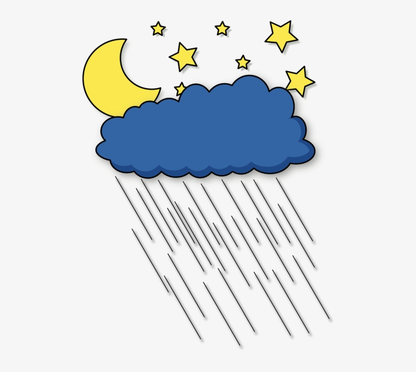 Rain,heavy - Rainy Night Clip Art, transparent png