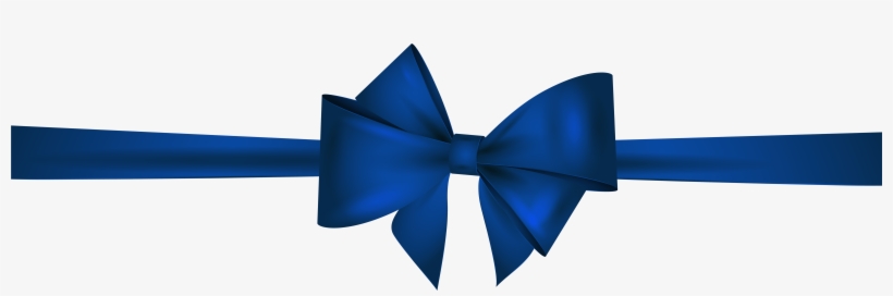 Clipart Bow Blue - Ribbon Png Image Blue, transparent png