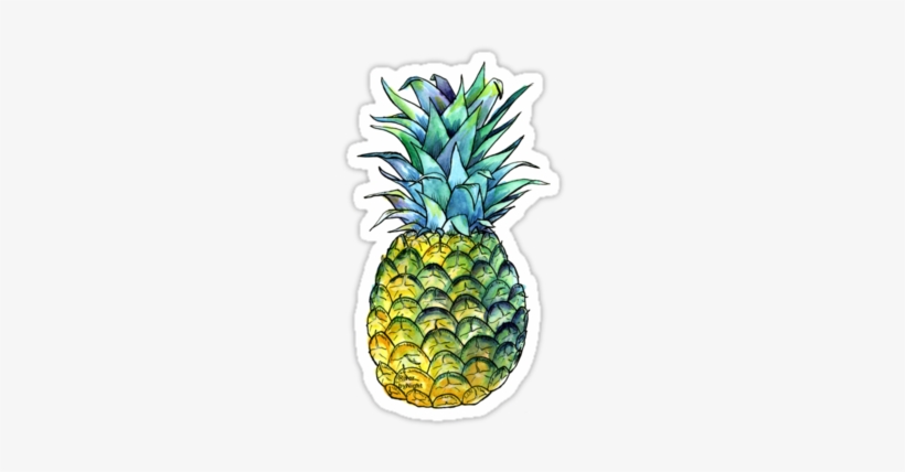 Pineapple By Riverbynight - Hawaiian Party Invitation Card, transparent png