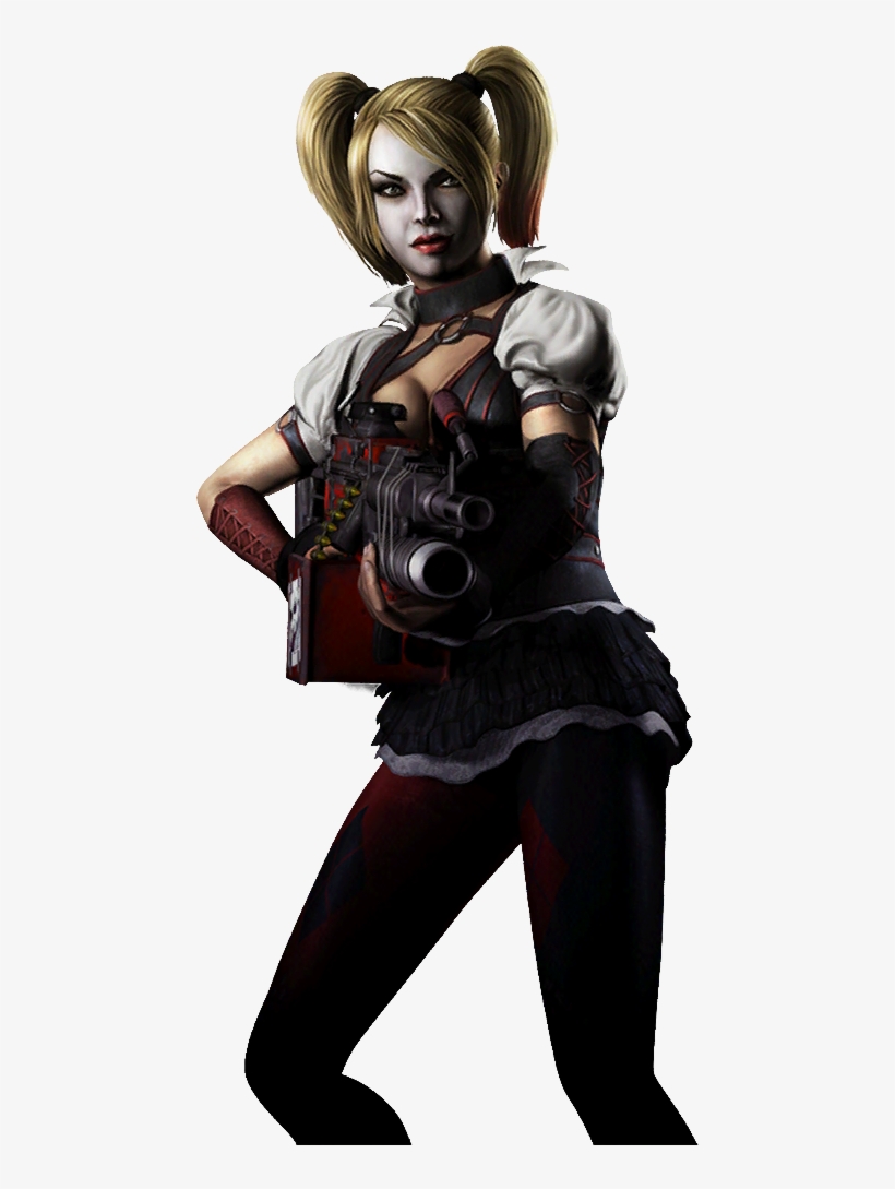 Injustice Gau Ios Harley Quinn Render Arkham Knight - Batman Arkham Harley Quinn Png, transparent png