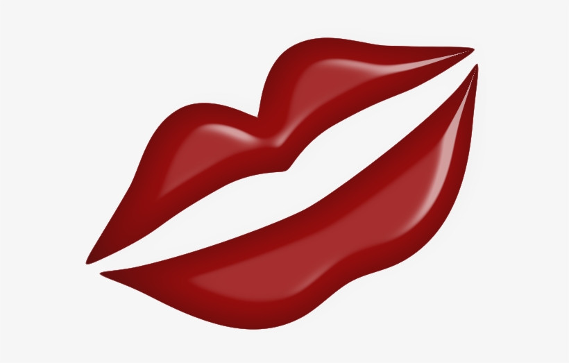 Red Kiss Lips Png Clipart - Clip Art, transparent png