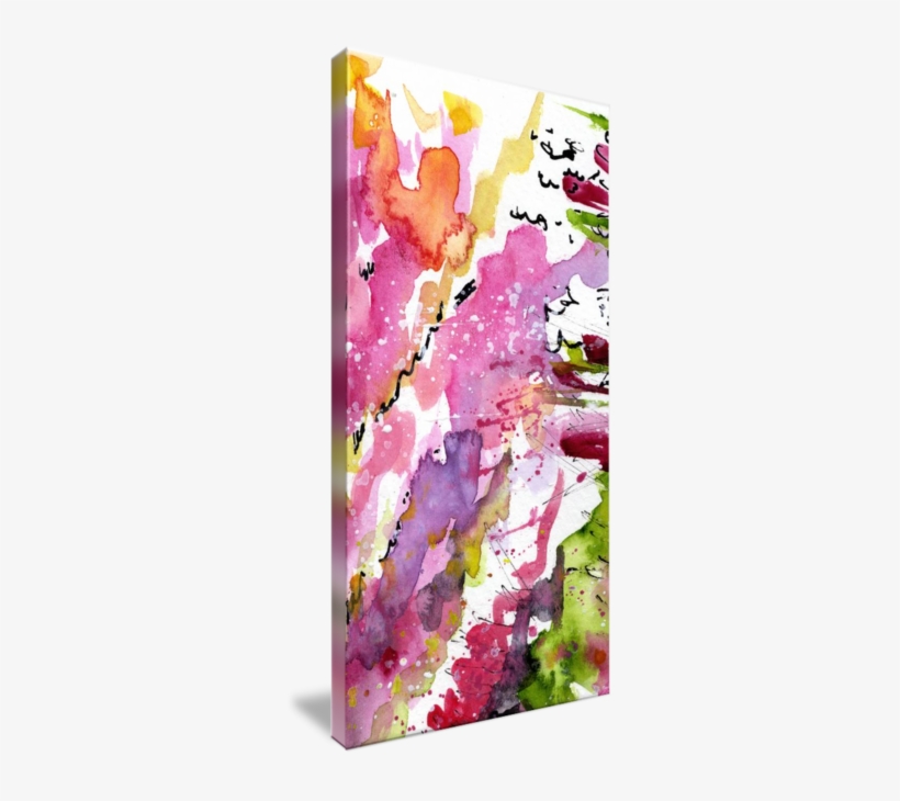 "abstract Lavender Flows Watercolor" By Ginette Callaway - Painting, transparent png