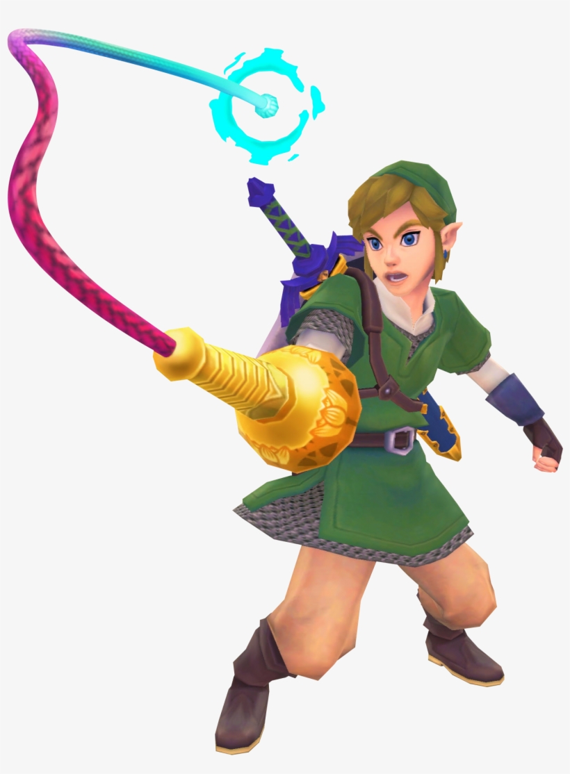 Using The Whip - Zelda Skyward Sword Link, transparent png
