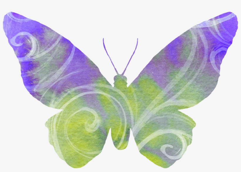 Lavender Clipart Butterfly, transparent png
