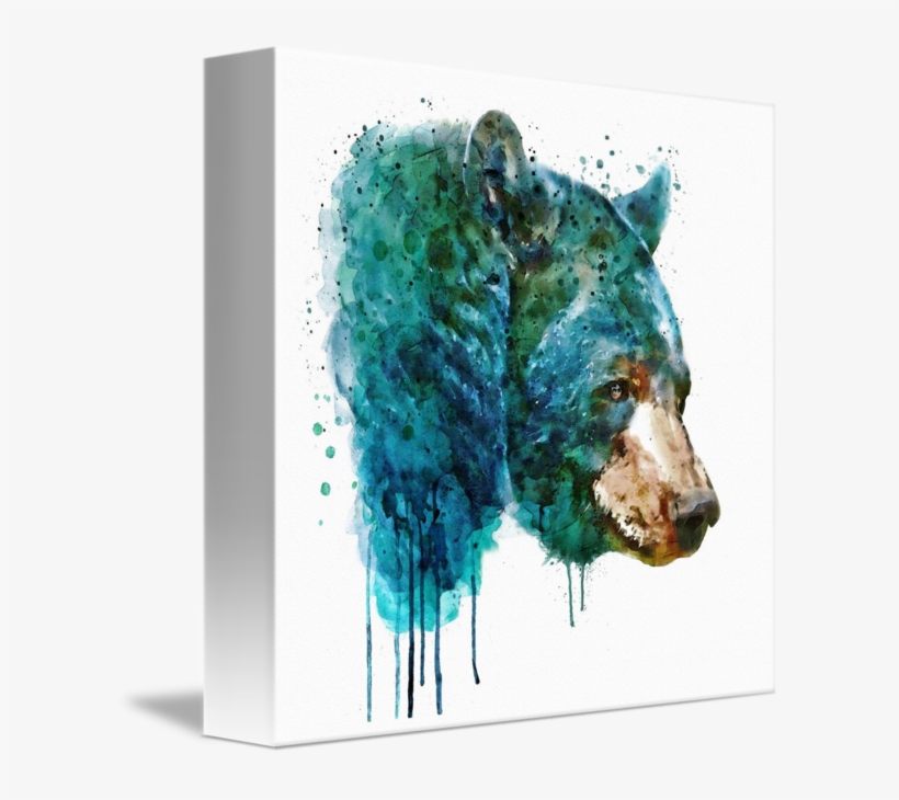 "bear Head" By Marian Voicu - Bear Head Watercolor, transparent png