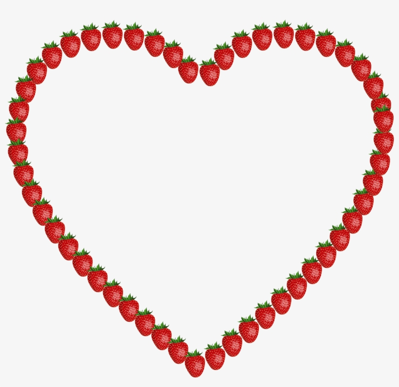 Heart Clipart Strawberry ~ Frames ~ Illustrations ~ - Red Moti Mangalsutra Design, transparent png