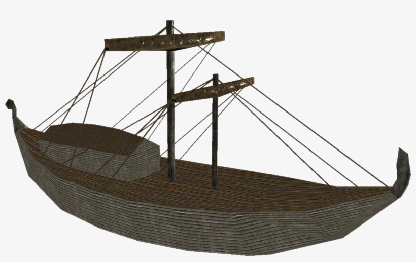 Model Ship - Skyrim Ship, transparent png