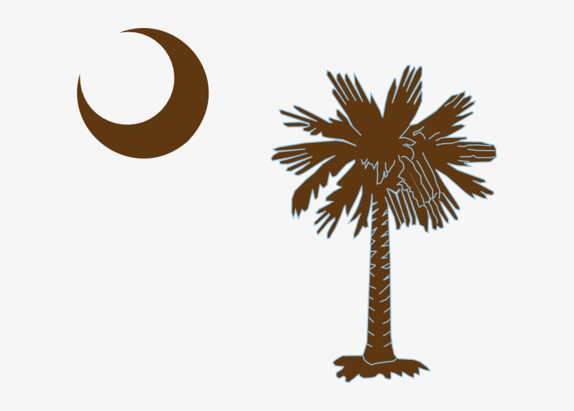 Royalty Free Download Sc Tree Clip Art At Clker Com - South Carolina Palmetto Tree Outline, transparent png