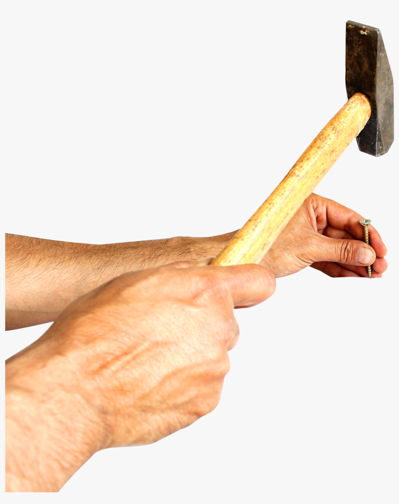 Download Hammering A Nail Png Image - Hammering Png, transparent png