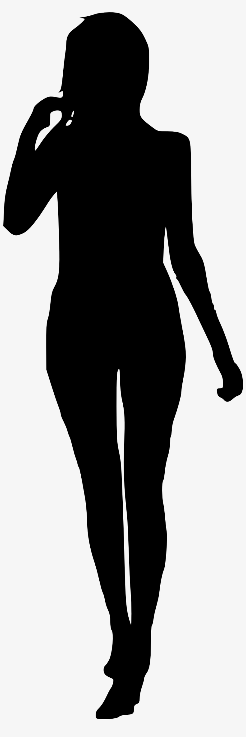 Free Download - Silhouette Of A Woman Png, transparent png