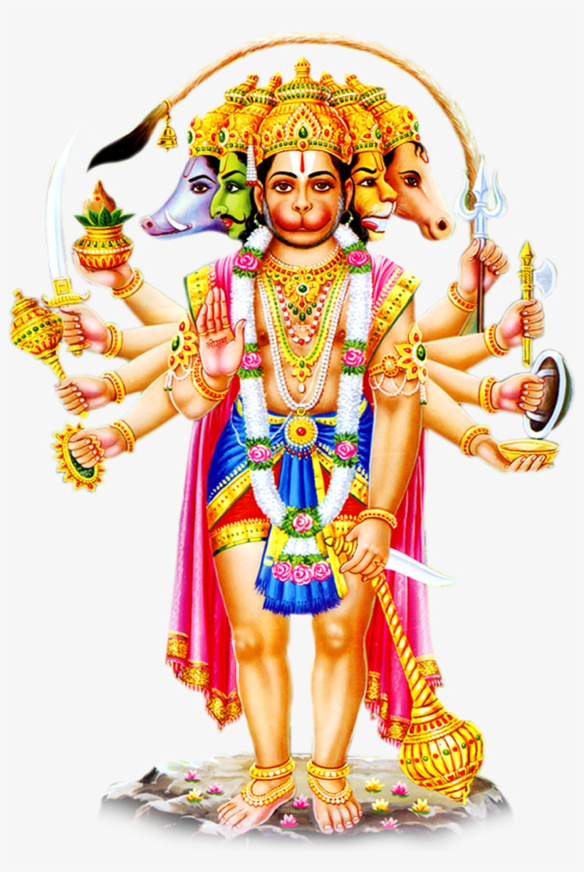 Hanuman Png Hd - Panchamukha Hanuman, transparent png