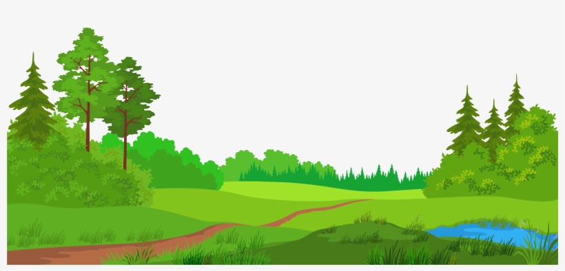 Meadow With Trees Png Picture Klipart Pinterest - Clipart Meadow, transparent png