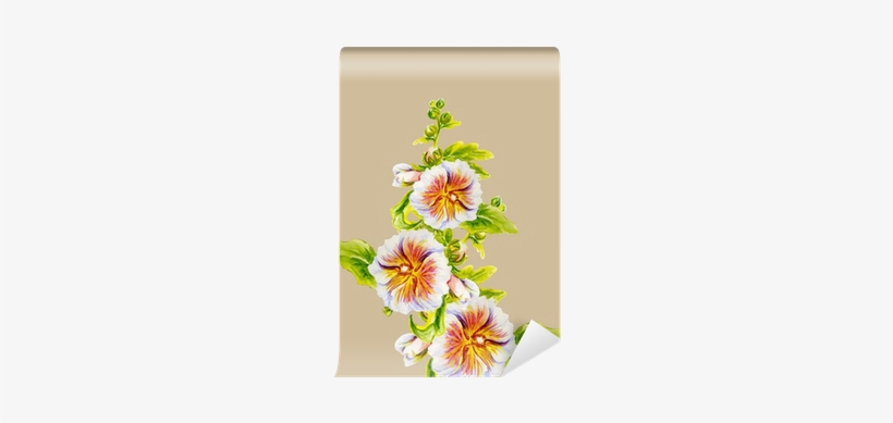 Wall Mural • Pixers® • We Live To Change - Rose Tremiere Fleur Dessin, transparent png