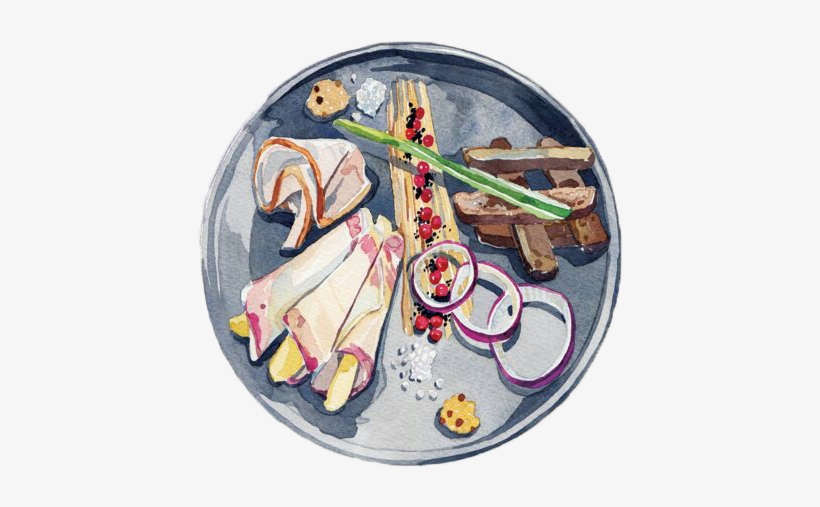 Ice Cream Omelette Painting Illustration Onion Omelet - Watercolor Painting, transparent png