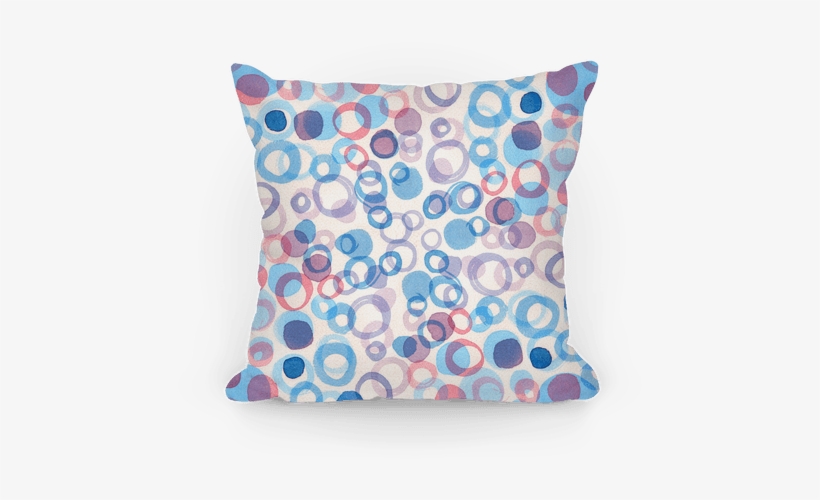 Abstract Watercolor Pillow - Watercolor Painting, transparent png