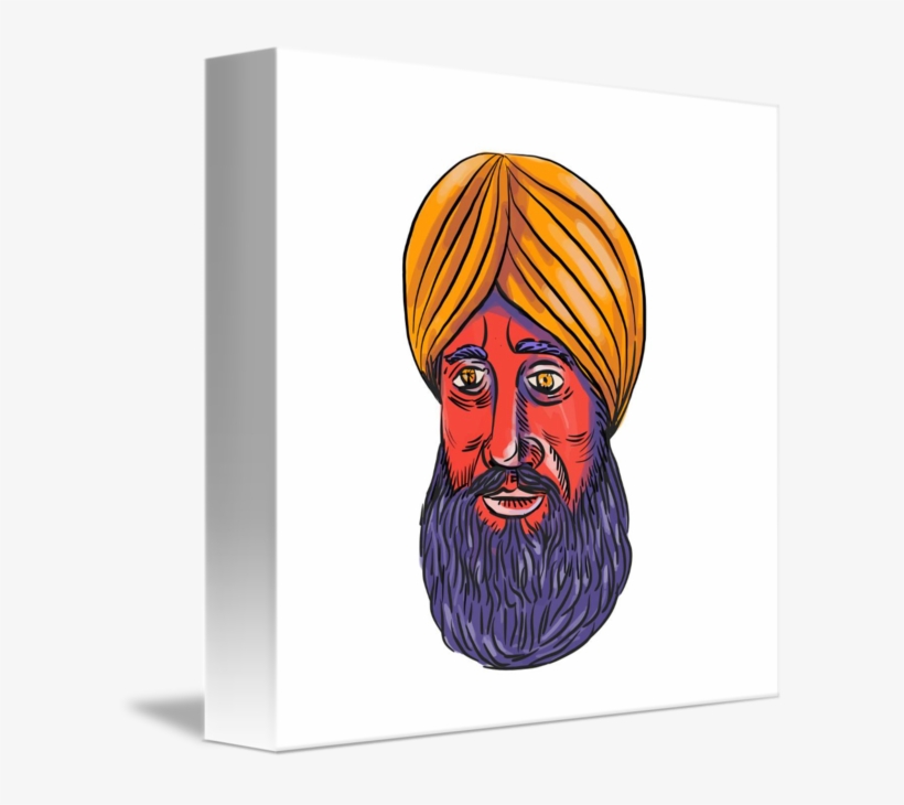 Sikh Watercolor By Aloysius - Watercolor Painting, transparent png