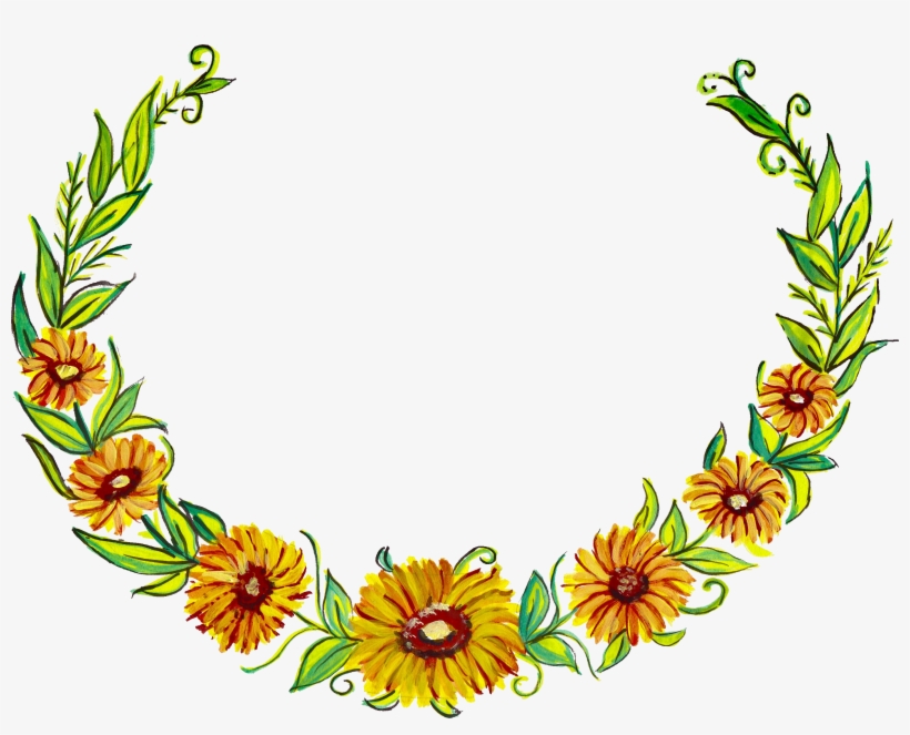 Free Download - Wreath Painting, transparent png