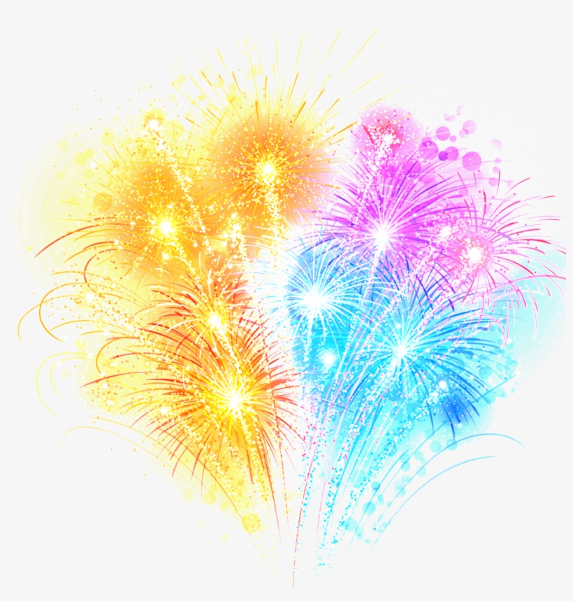 This Graphics Is Color Fireworks Effect Picture Transparent - Juegos Pirotecnicos Png Hd, transparent png