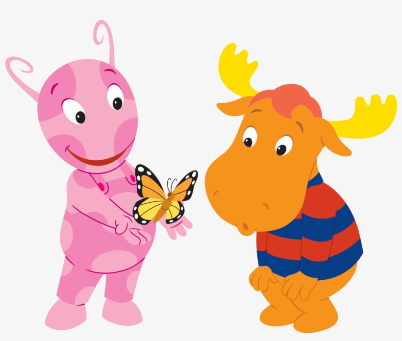 The Backyardigans Uniqua Tyrone Butterfly - Backyardigans Tyrone And Uniqua, transparent png