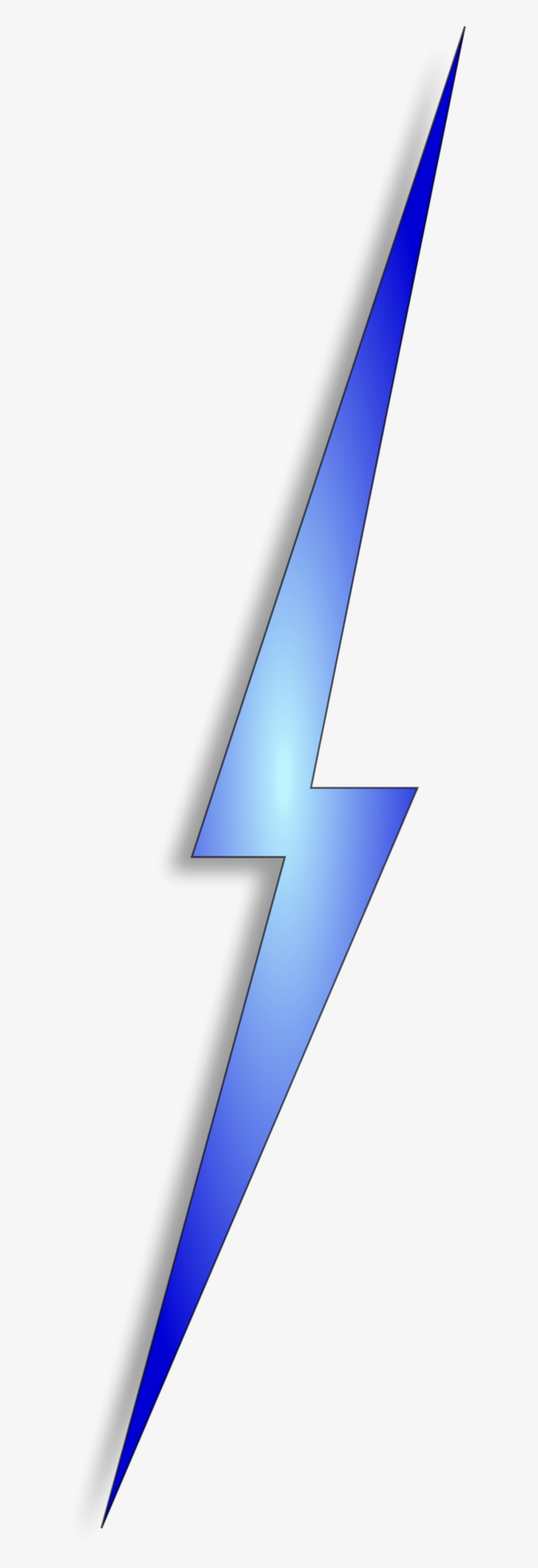 Lightning Clipart Thunderbolt Blue Lightning Bolt Clipart 600x2310