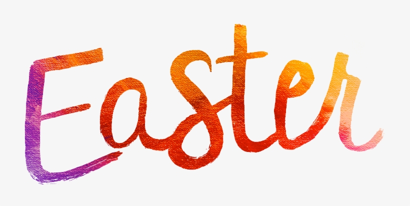 Easter Sunday Png - Text Easter Png, transparent png
