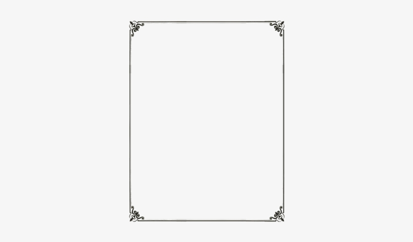 Art Nouveau Border - Portable Network Graphics, transparent png