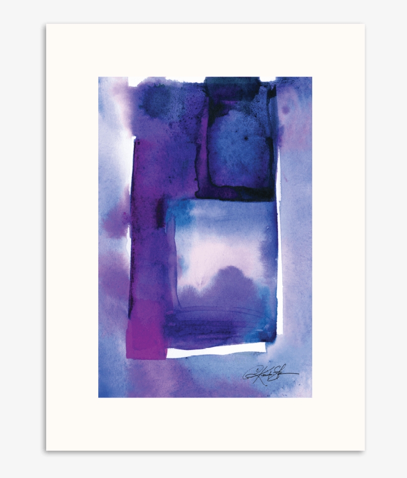100kms P Watercolor Abstraction - Watercolour Abstraction 214 By Kathy Morton Stanion, transparent png