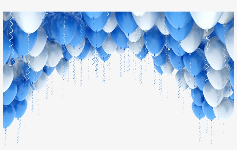 Balloon Png Pic - Blue Balloons, transparent png