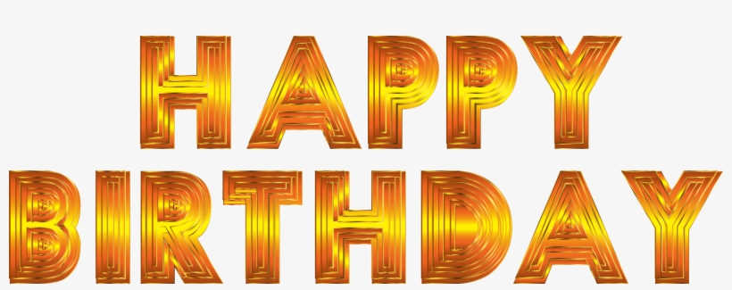 This Free Icons Png Design Of Happy Birthday Typography, transparent png