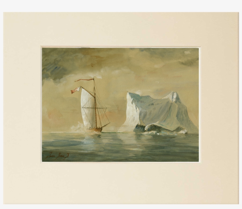 "sailing On Ice" - Ship, transparent png