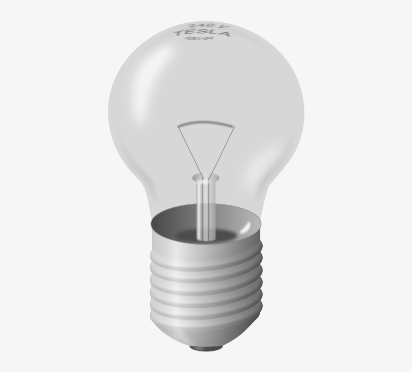 Free To Use Public Domain Light Bulb Clip Art - Incandescent Light Bulb, transparent png