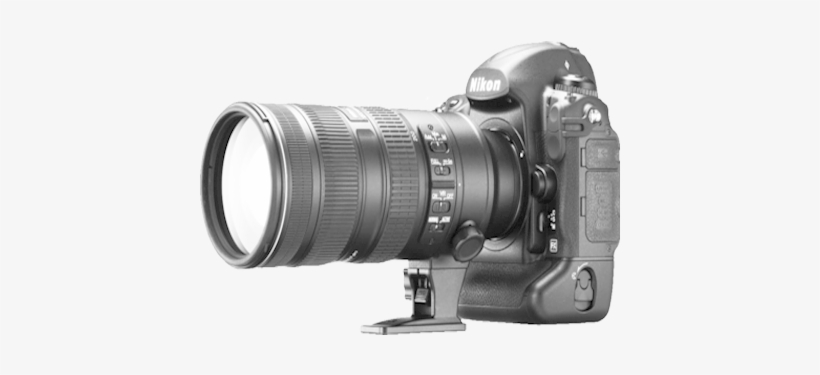 Dslr Camera Png Hd - Nikon D4 70 200mm, transparent png