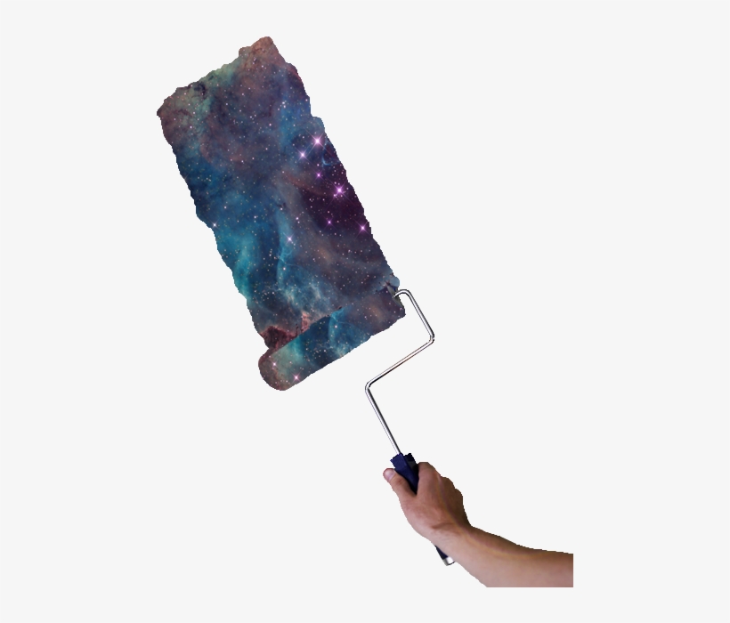 Galaxy, Paint, And Wall Image - Painting A Galaxy On A Wall, transparent png