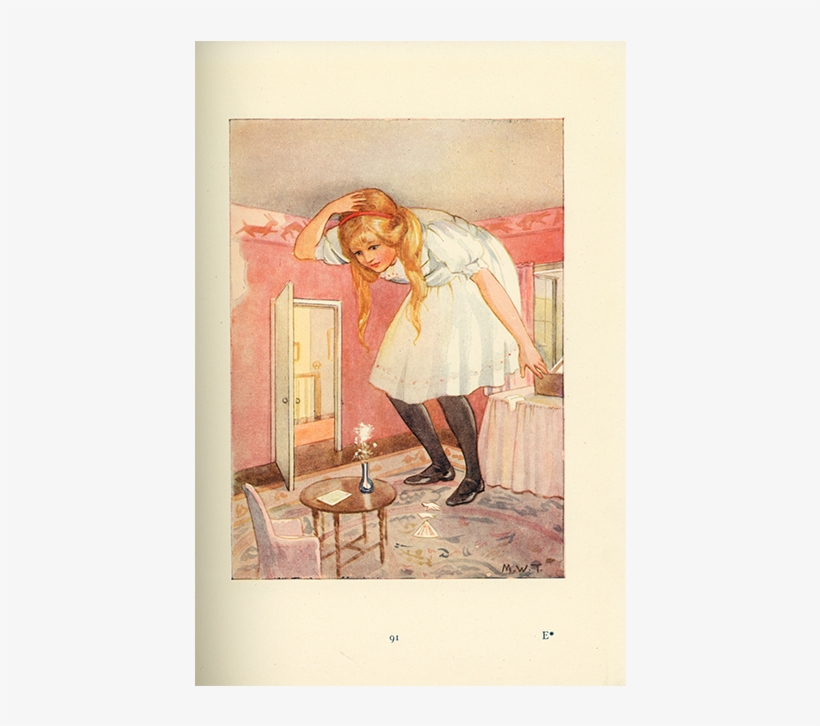Tarrant - Alice In Wonderland Margaret Tarrant 1916, transparent png