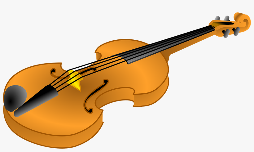 Violin Musical Fiddle Brown Music Classica - Violin Clipart, transparent png