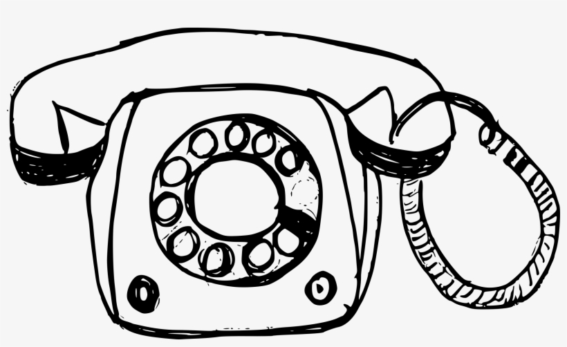 Free Download - Telephone Drawing, transparent png