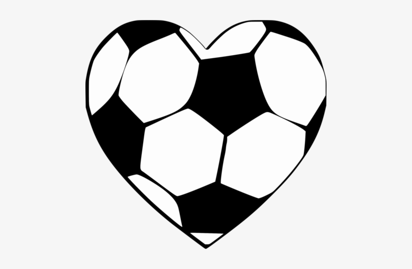 Banner Stock Soccer Ball Heart Clipart - Soccer Ball Cross Stitch, transparent png