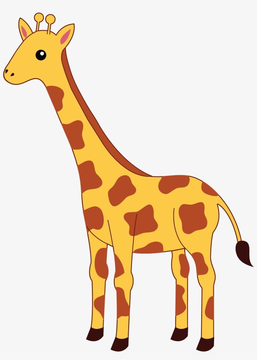 Clip Free Download Best Photos Of Cute Clip Art - Clipart Of A Giraffe, transparent png