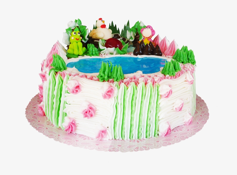 Decorated Birthday Cake Clipart - Real Birthday Cakes Png, transparent png